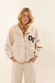 VESTE SHERPA REBECCA WHITE S/M - ONE TEE