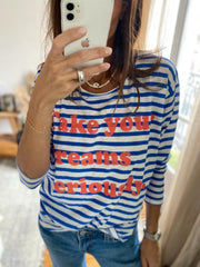 LILY 114 blue DREAM collab Véronika LOUBRY XS - ONE TEE X VERONIKA LOUBRY