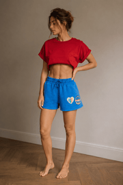 SHORT SASHA X VÉRONIKA CARBONE XS - ONE TEE X VERONIKA LOUBRY