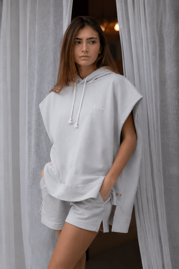 SWEAT LOUIS X VÉRONIKA GRIS S/M - ONE TEE X VERONIKA LOUBRY