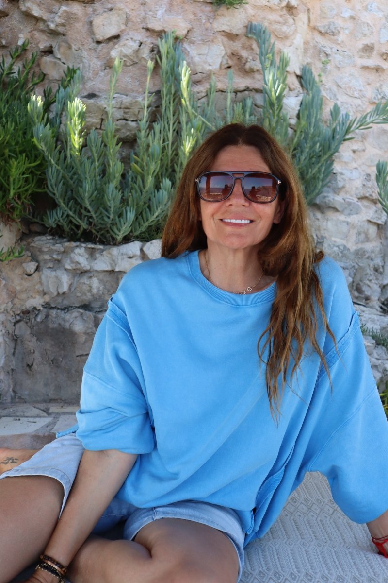 SWEAT VÉRONIKA RIVIERA XS/S - ONE TEE X VERONIKA LOUBRY