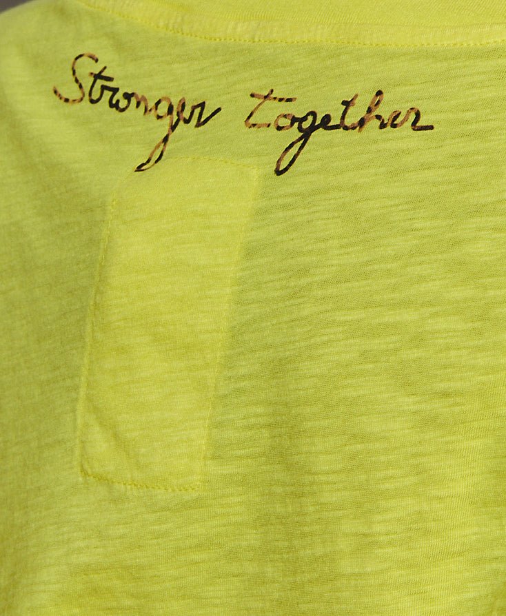 T - SHIRT VÉRONIKA 10 YELLOW XS - ONE TEE X VERONIKA LOUBRY