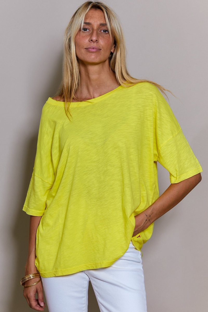 T - SHIRT VÉRONIKA 10 YELLOW XS - ONE TEE X VERONIKA LOUBRY