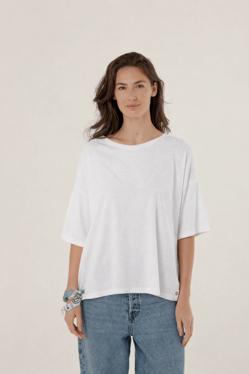 T-shirt Véronika - Chapitre 14 BLANC XS - ONE TEE X VERONIKA LOUBRY