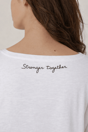 T-shirt Véronika - Chapitre 14 BLANC XS - ONE TEE X VERONIKA LOUBRY