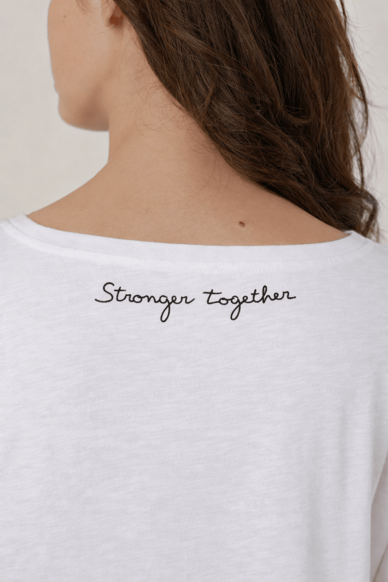 T-shirt Véronika - Chapitre 14 BLANC XS - ONE TEE X VERONIKA LOUBRY