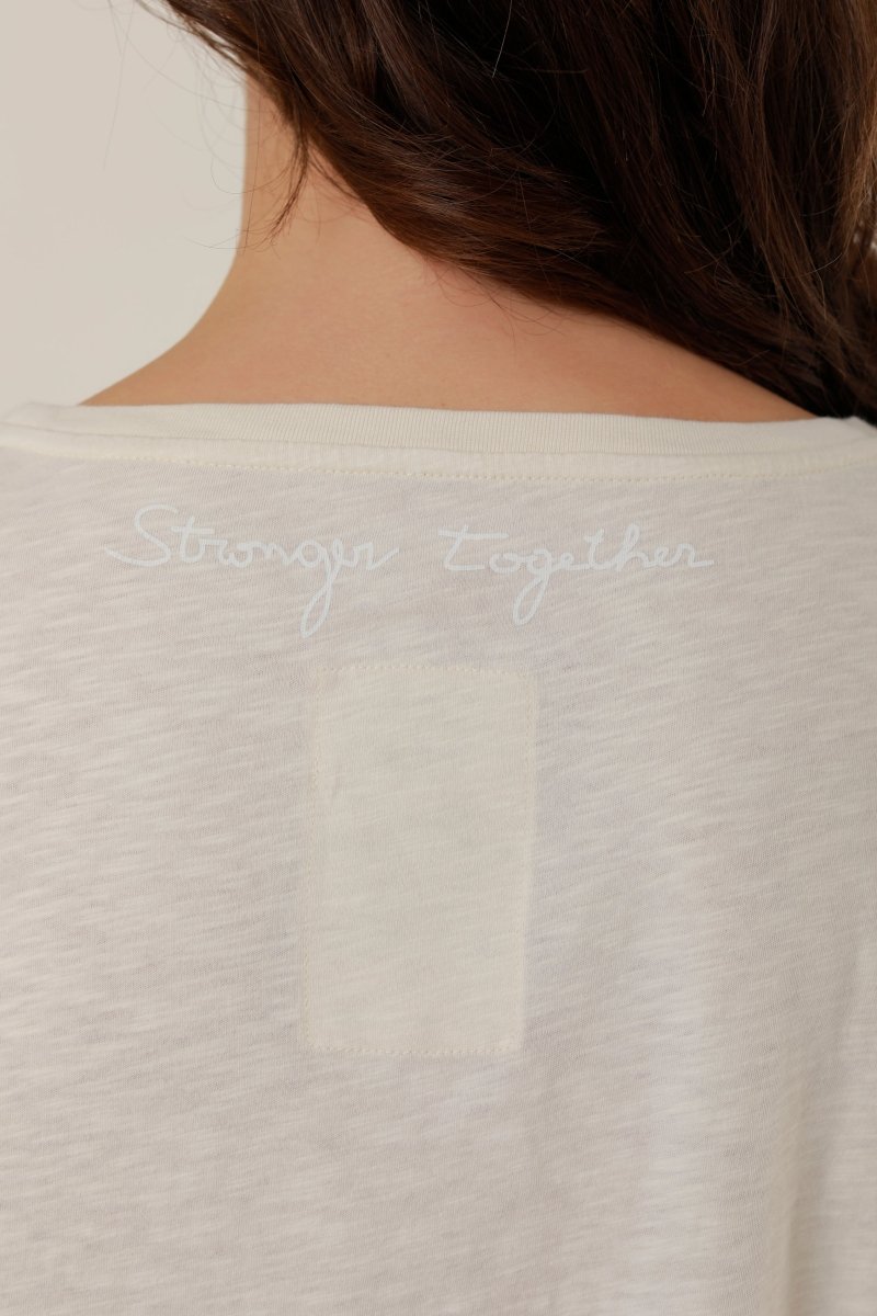 T-shirt Véronika - Chapitre 14 CREAMY XS - ONE TEE X VERONIKA LOUBRY