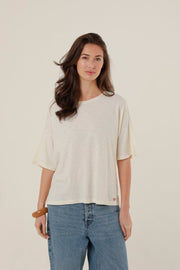 T-shirt Véronika - Chapitre 14 CREAMY XS - ONE TEE X VERONIKA LOUBRY