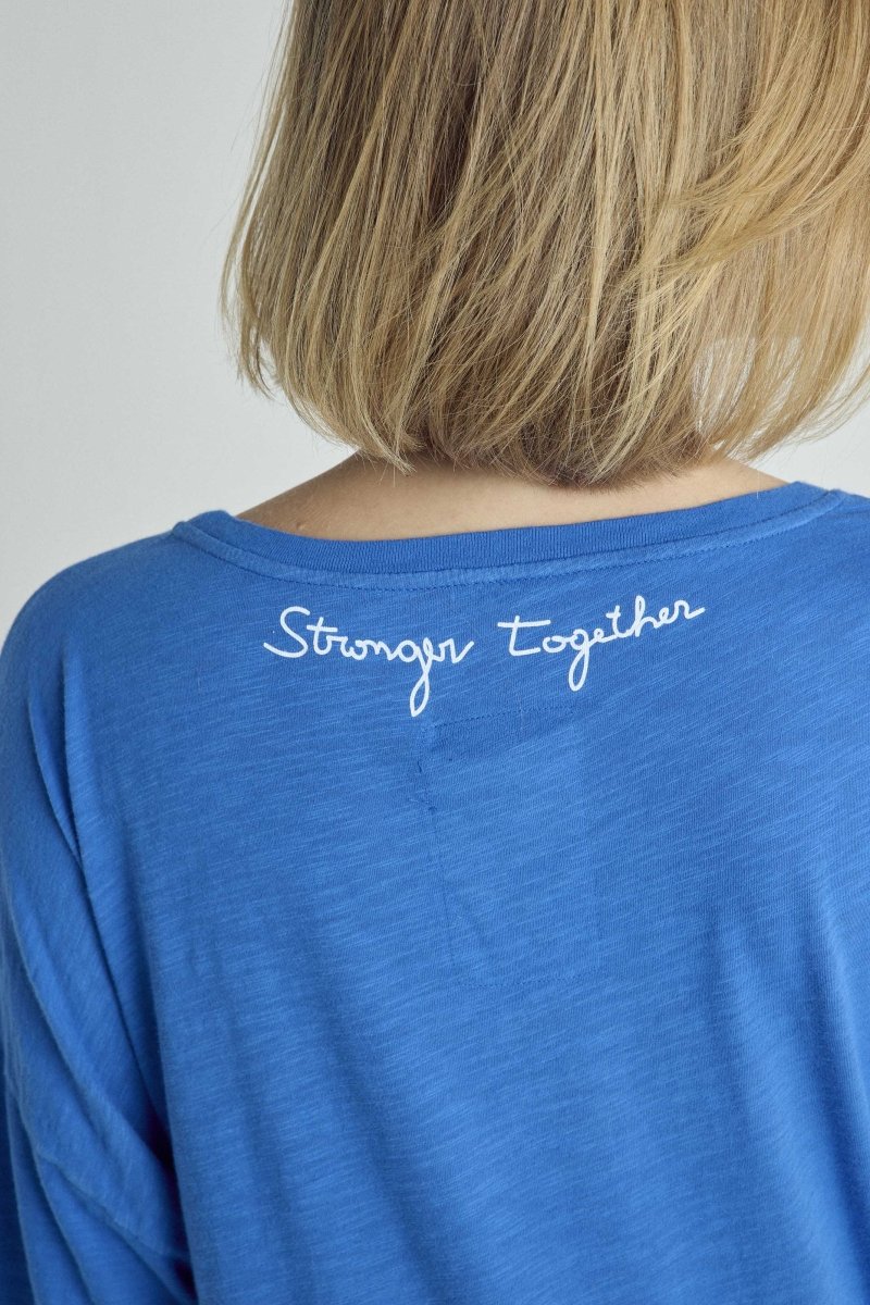 T-shirt Véronika col rond - 📖12 Capsule 2 BLEUROI XS - ONE TEE X VERONIKA LOUBRY