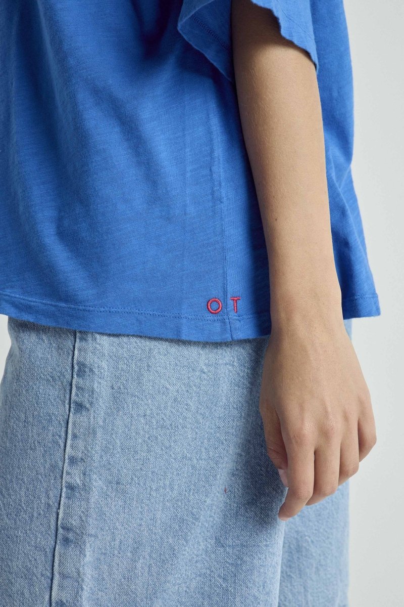 T-shirt Véronika col rond - 📖12 Capsule 2 BLEUROI XS - ONE TEE X VERONIKA LOUBRY