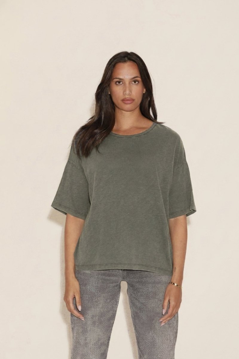 T-shirt Véronika Col rond - Chapitre 13 KAKI XS - ONE TEE X VERONIKA LOUBRY