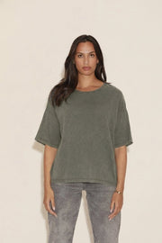 T-shirt Véronika Col rond - Chapitre 13 KAKI XS - ONE TEE X VERONIKA LOUBRY