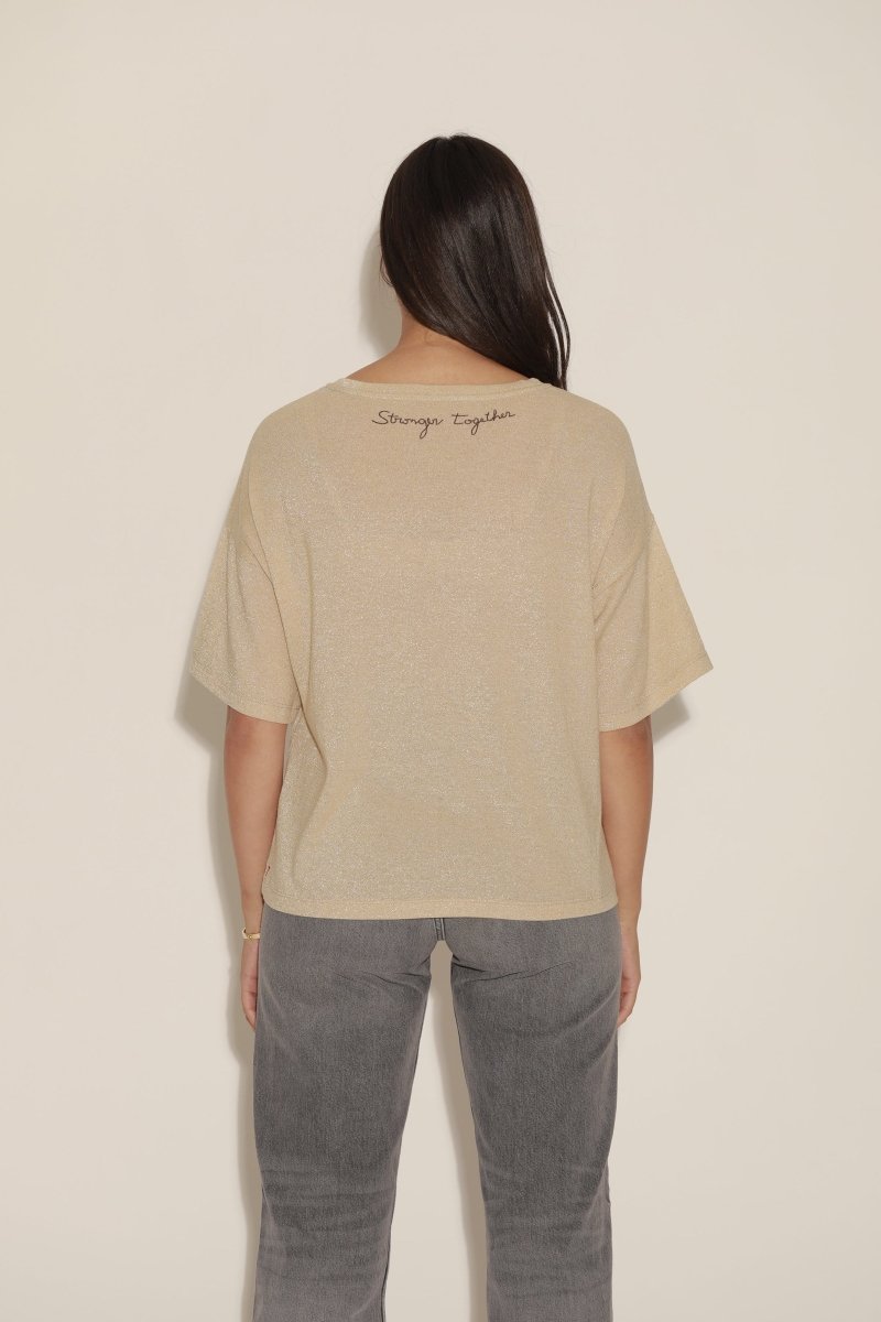 T-shirt Véronika Gold Chapitre 13 GOLD XS - ONE TEE X VERONIKA LOUBRY
