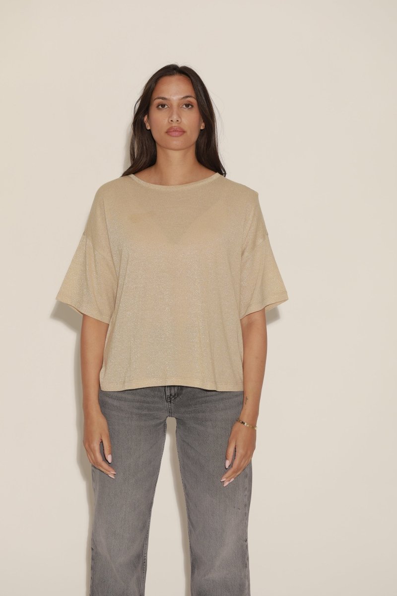 T-shirt Véronika Gold Chapitre 13 GOLD XS - ONE TEE X VERONIKA LOUBRY