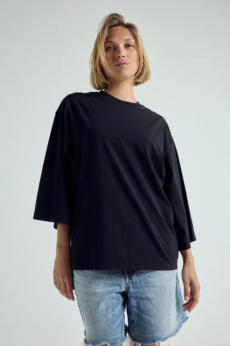 T-shirt Véronika Lou NOIR XS - ONE TEE X VERONIKA LOUBRY