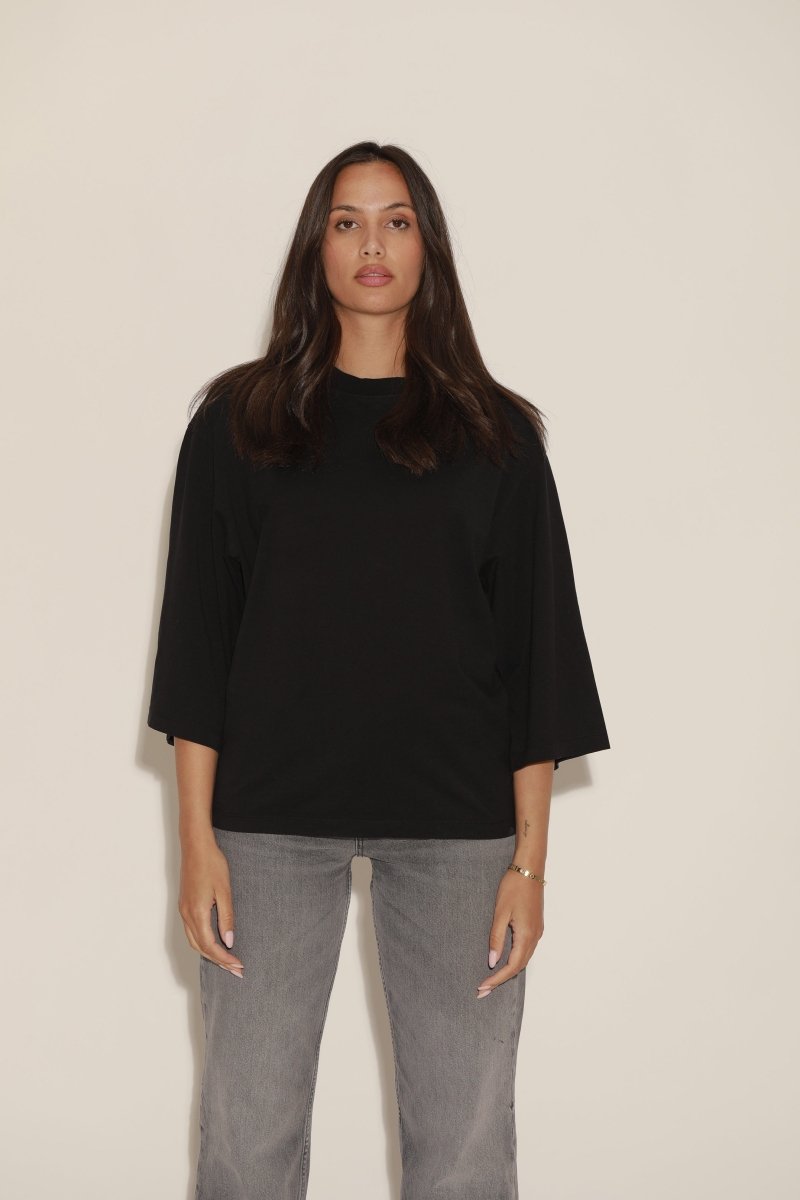 T-shirt Véronika Lou NOIR XS - ONE TEE X VERONIKA LOUBRY