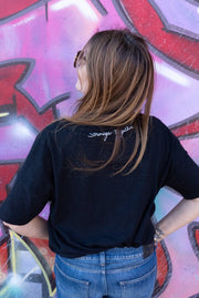 T - SHIRT VÉRONIKA NOIR CHAPITRE 10 XS - ONE TEE X VERONIKA LOUBRY