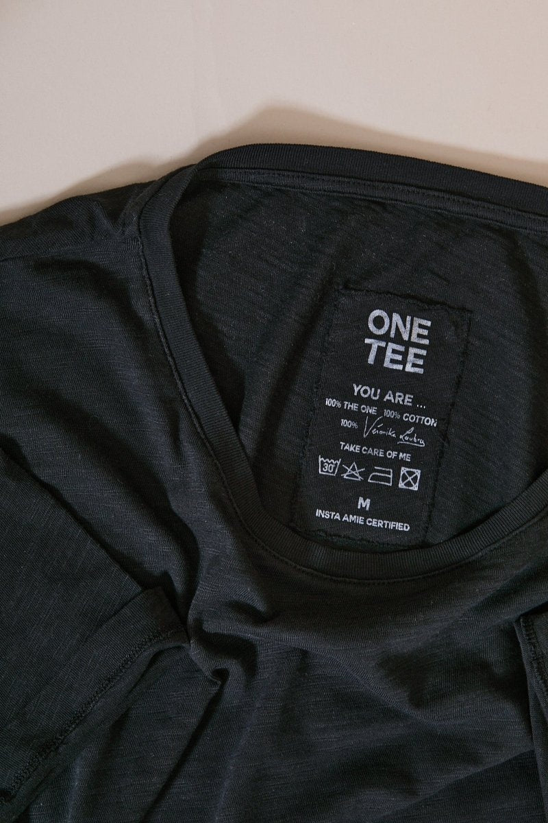 T - SHIRT VÉRONIKA NOIR XS NOIR - ONE TEE X VERONIKA LOUBRY